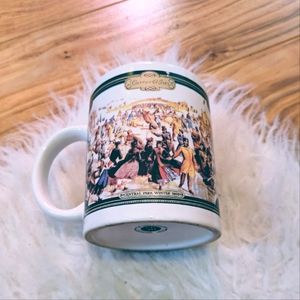 Vintage 90's Currier & Ives mug -